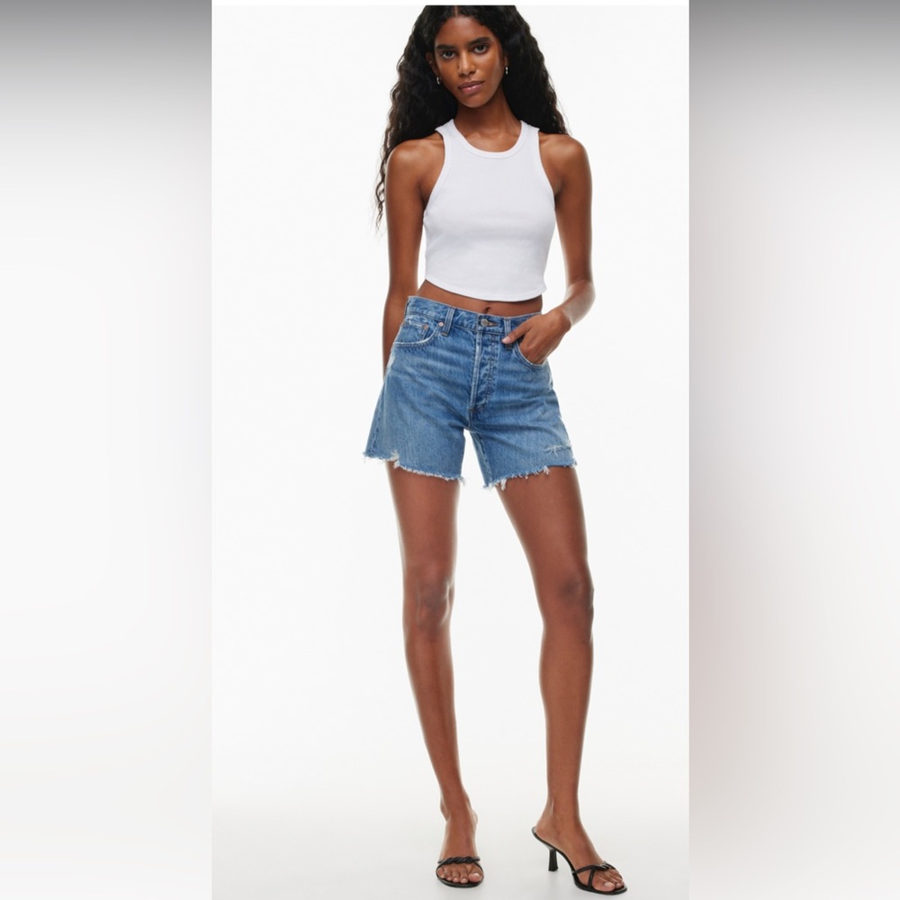 Aritzia Denim Forum Women’s Size 27 “Ex-Boyfriend” Midi Short